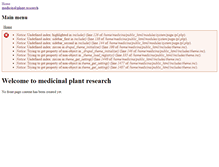 Tablet Screenshot of medicinalplantresearch.org